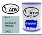 Preview: Audi, Turquoise Metallic, L99Z: 500ml Lackdose, von ATW Autoteile West.